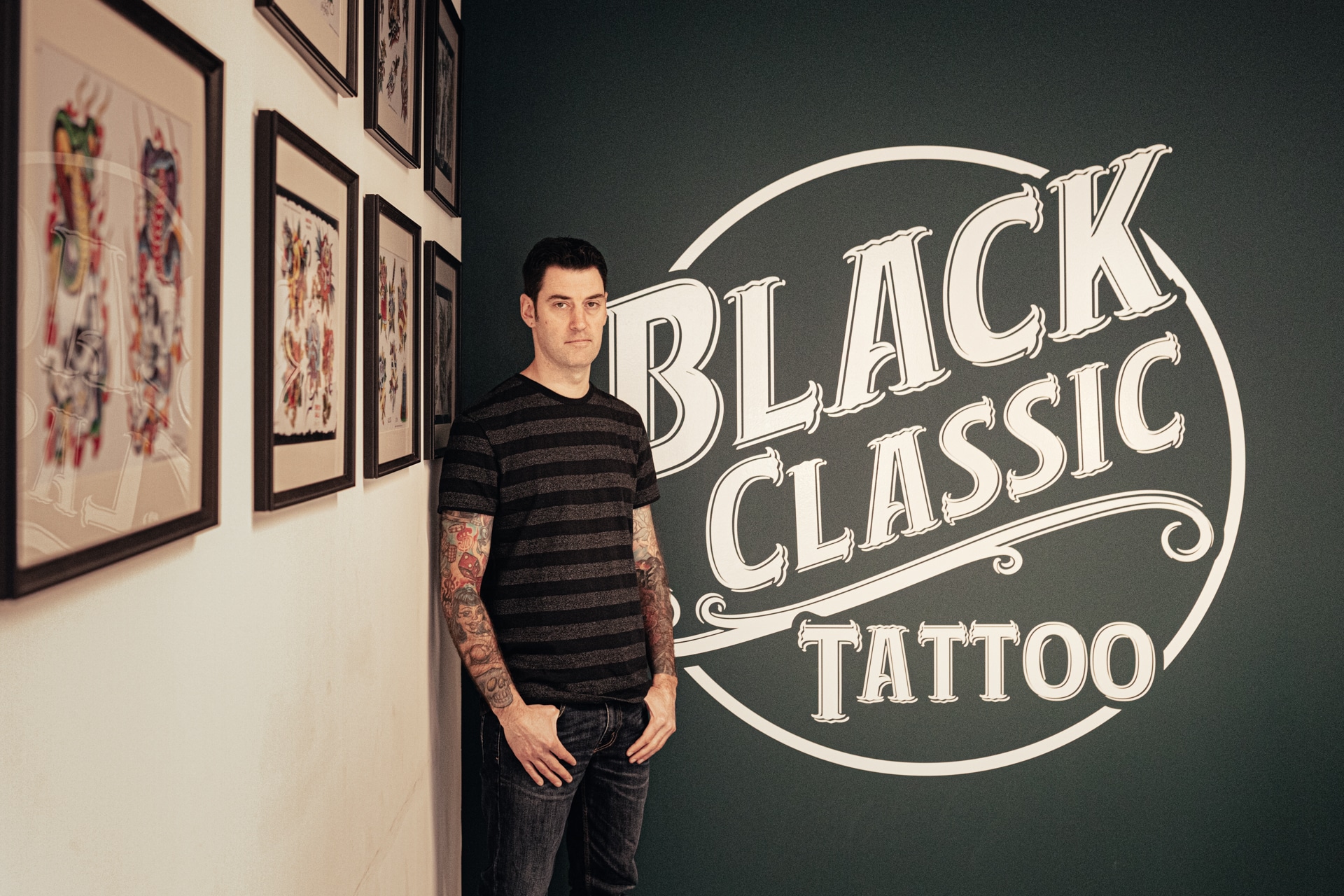 Lionel Mur Black Classic Tattoo salon tatouage Albi